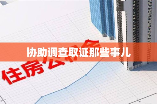 莲花协助调查取证那些事儿